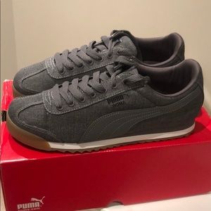 CLASSIC Puma Roma  Gray Denim sneaker